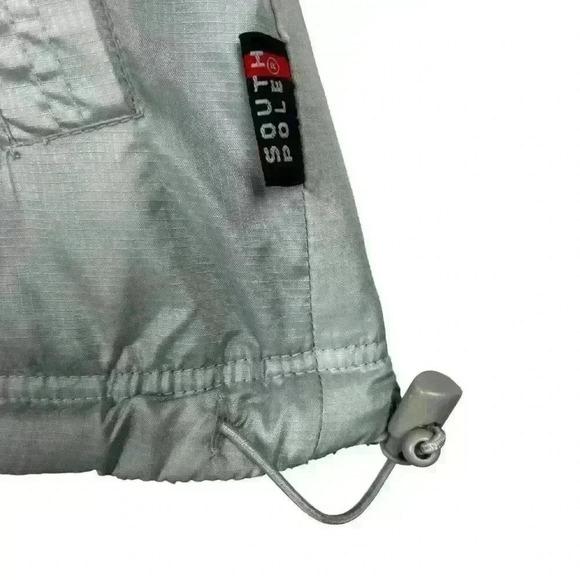 Southpole Men's Size XL Silver Gray Reversible Bomber‎ ZipUp Jacket Fleece - Picture 6 of 16